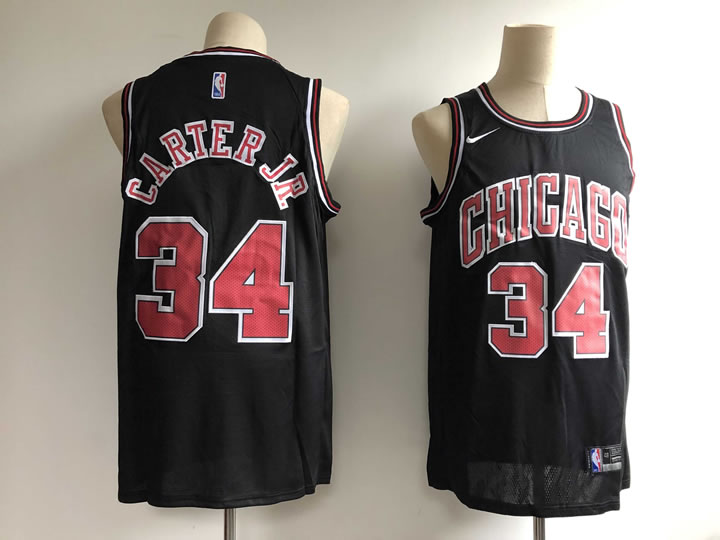 Bulls 34 Wendell Carter Jr. Black Nike Swingman Jersey,We sell and wholesale Bulls 34 Wendell Carter Jr. Black Nike Swingman Jersey on line form chian!